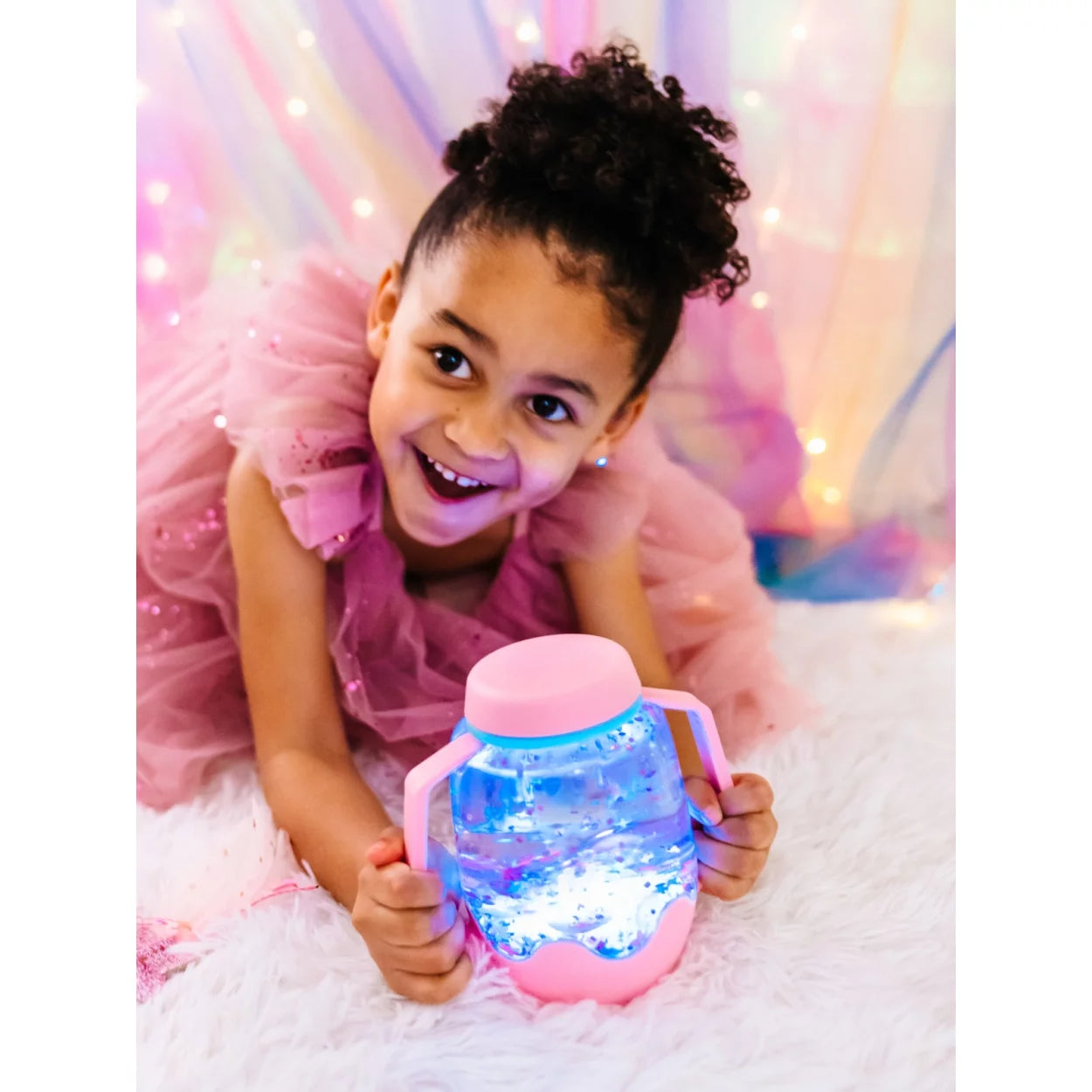 Sensory Play Jar- Pink