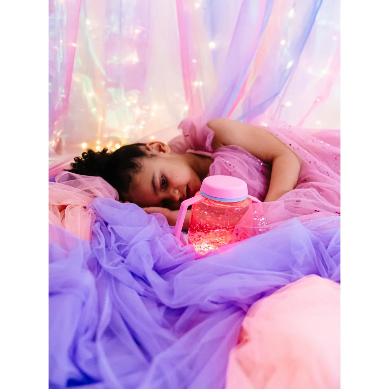 Sensory Play Jar- Pink