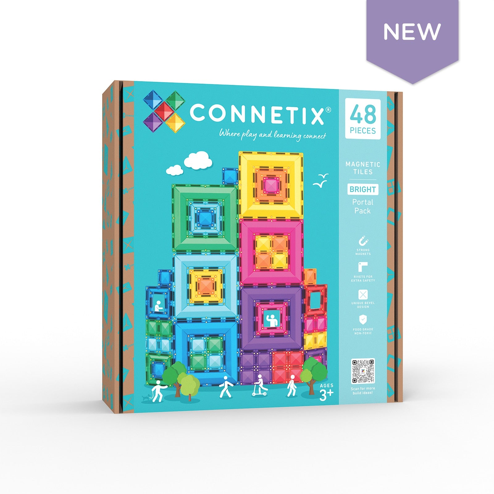 Connetix Bright Portal Pack 48 pcs