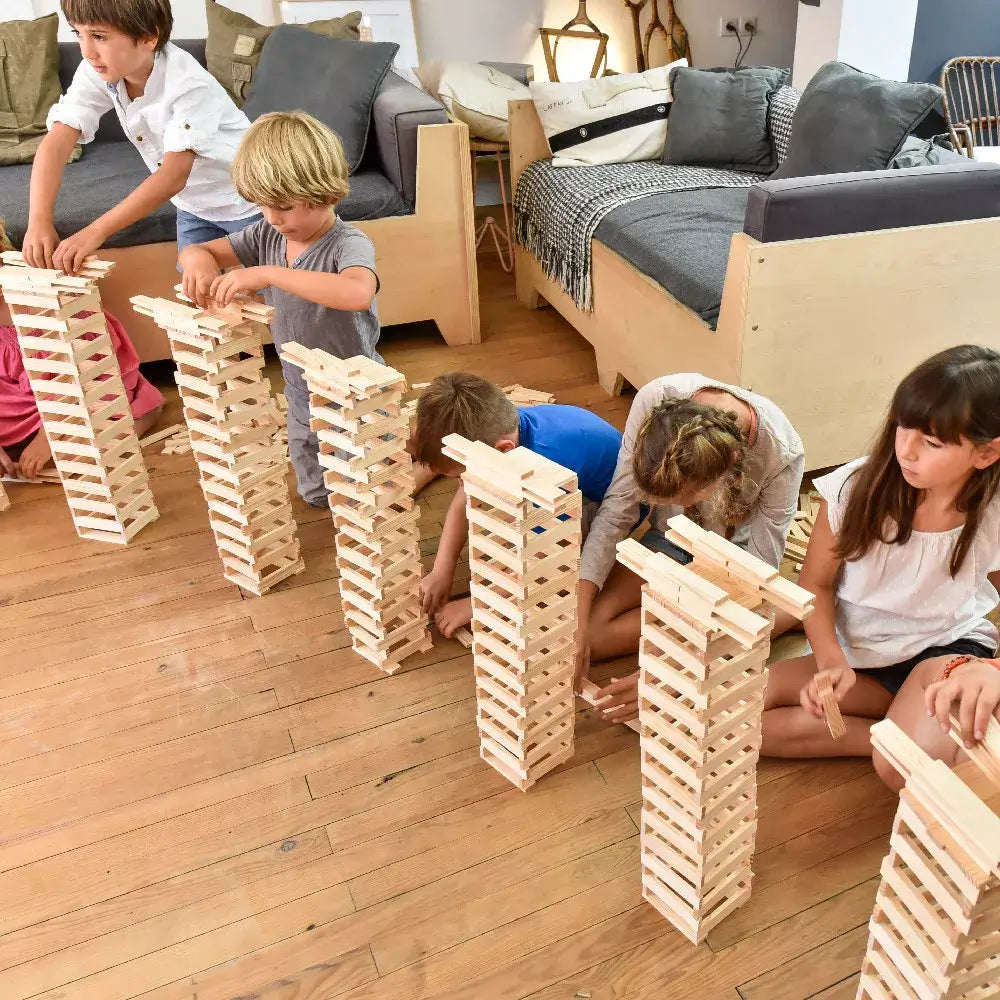 Kapla 1000 STEM Wooden Construction Set Perfect for Schools
