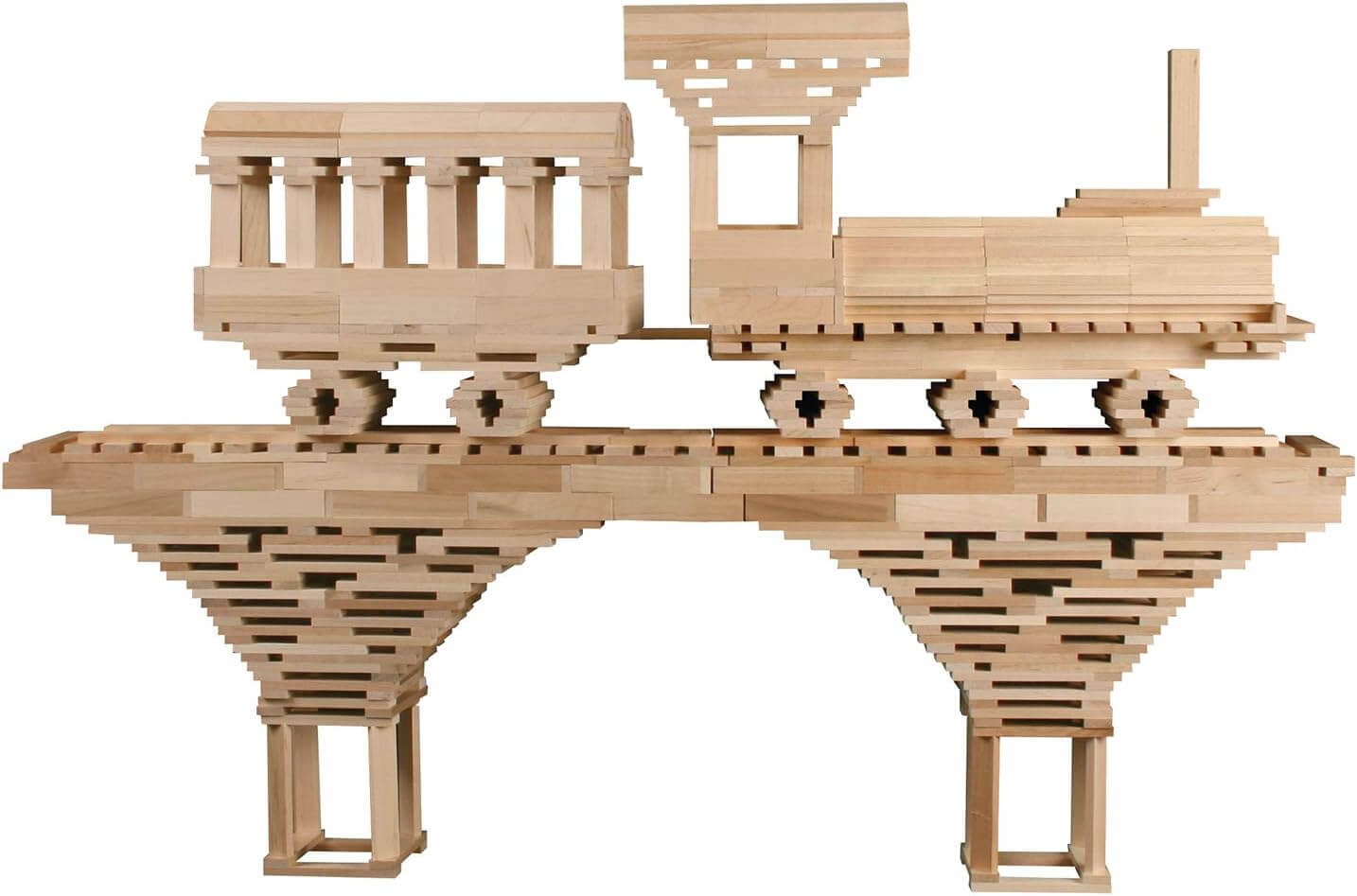 STEM KEVA Maple 1,000 Plank Classroom Set with Wooden Storage Bin Primary School Engineering STEM SET