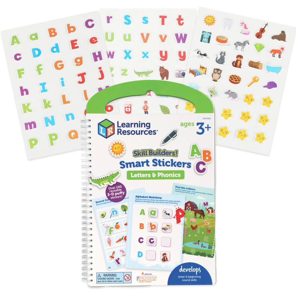 Skill Builders! Smart Stickers - Letters & Phonics