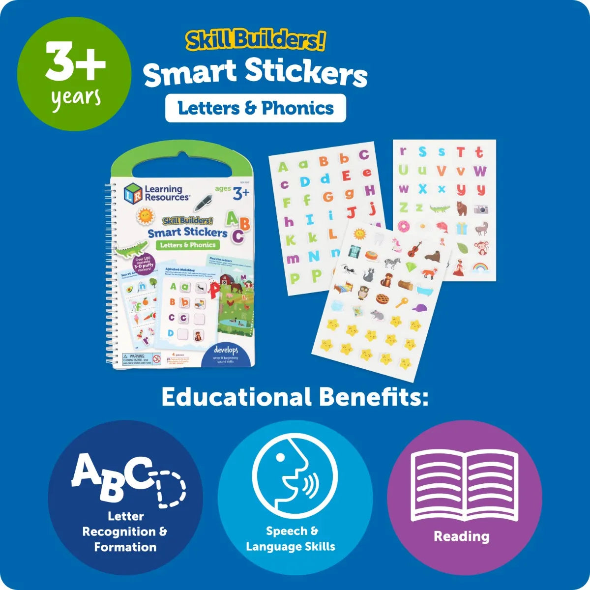 Skill Builders! Smart Stickers - Letters & Phonics