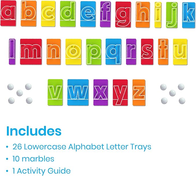 Marble Tracers Lowercase Letters
