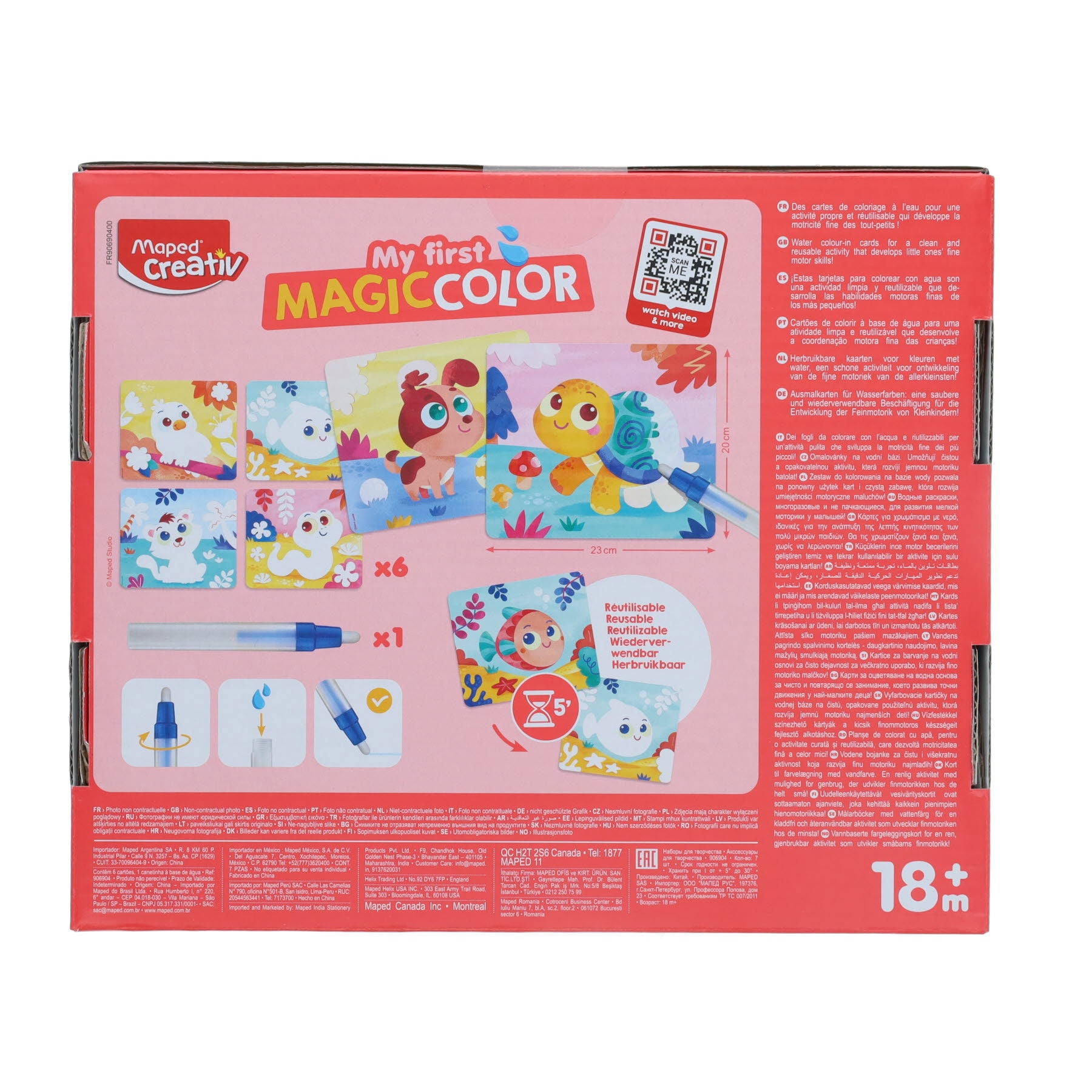 My First Magic Colour Toddler Mess Free Painting Set