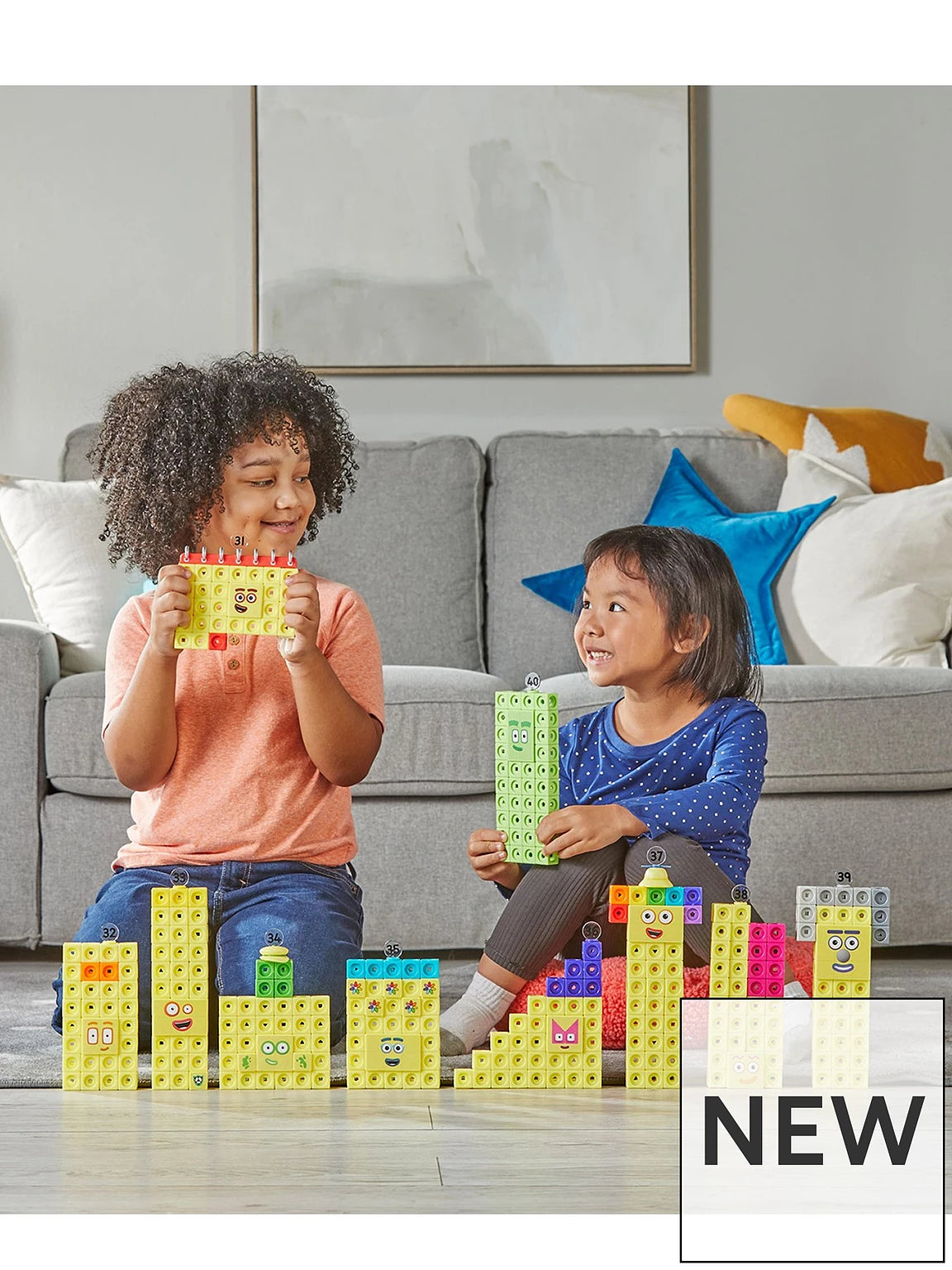 Mathlink Cubes Activity Set Numberblocks 31-40