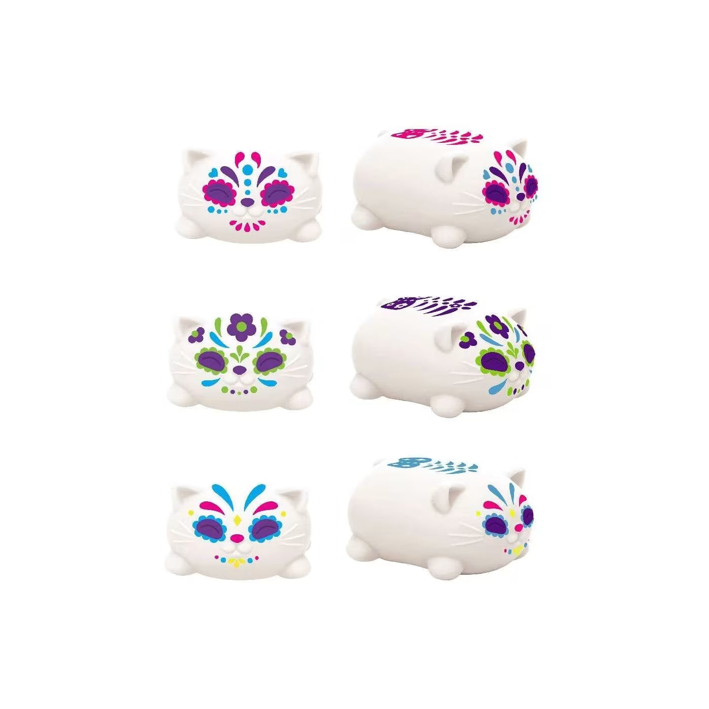 NeeDoh Sugar Skull Cats