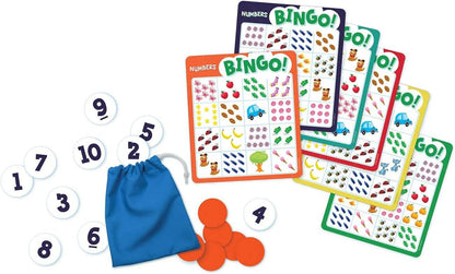 Peaceable Kingdom Numbers Bingo - Counting and Number Recognition Game
