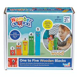 Numberblocks One to Five Wooden Blocks Set