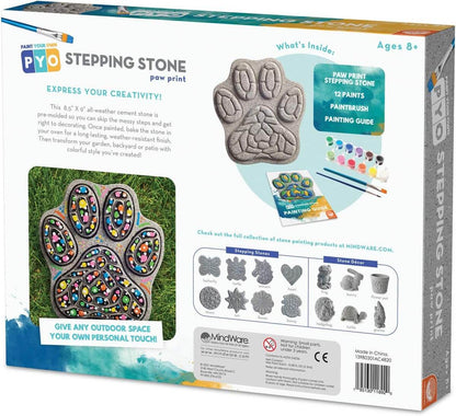 Paint Your Own Stepping Stone: Paw Print