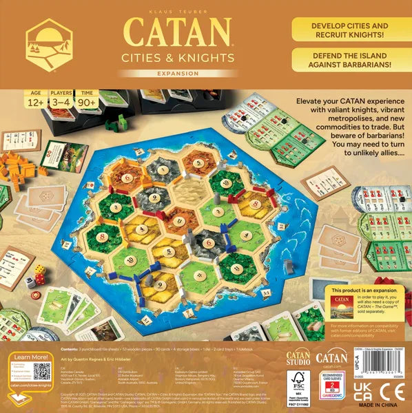 Catan Cities & Knights Expansion 6th Edition