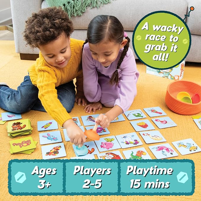 MindWare Matching Card Game for Toddlers Plunger Pop