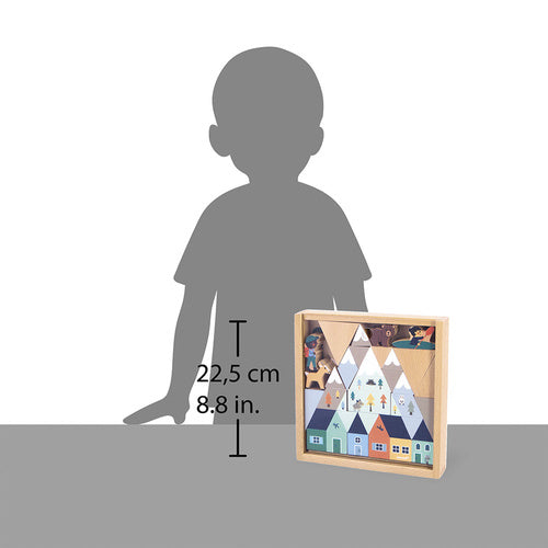 Janod Mountain Valley Wooden Blocks