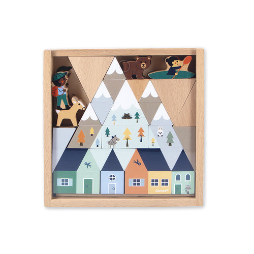 Janod Mountain Valley Wooden Blocks