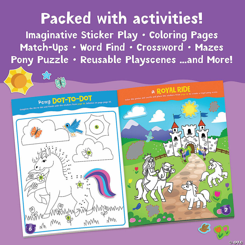 Sticker Activity Book - Magical Ponies