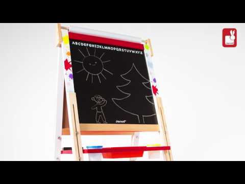 Splash Adjustable Easel (wood) Janod