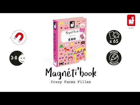 Crazy Faces Magneti'Book Pink