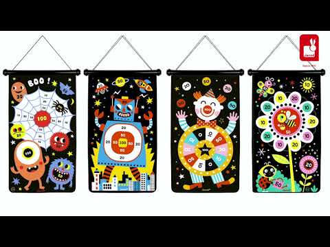 Magnetic Dart Game Garden Janod