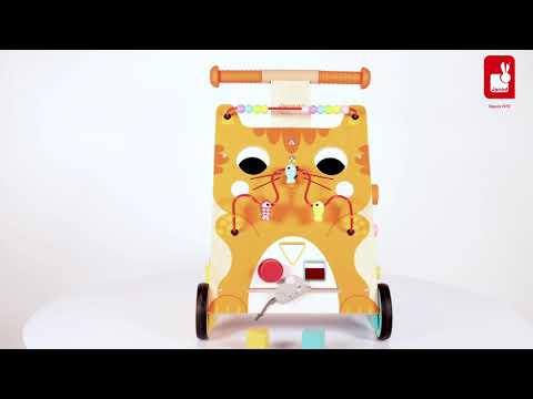 Janod Multi-Activities Cat Baby Walker