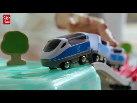 Hape City Train Bucket Set