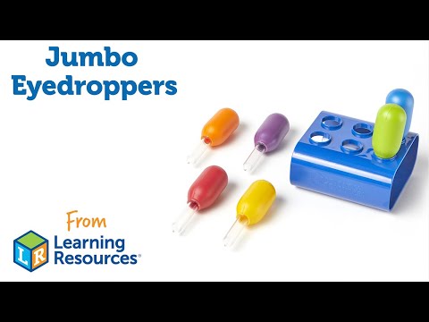 Jumbo Eyedroppers with Stand