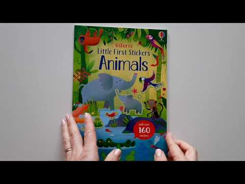 Usborne Little First Stickers Animals