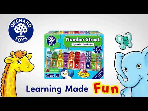 Number Street 20 Piece Floor Puzzle Orchard Toys