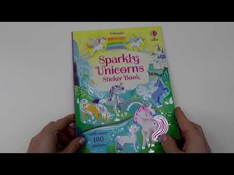 Usborne Sparkly Unicorns Sticker Book