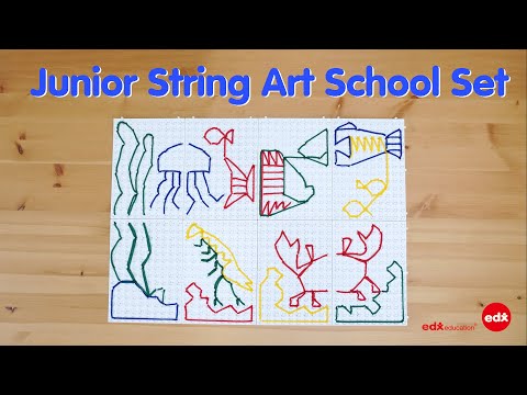 Junior String Art - School Set