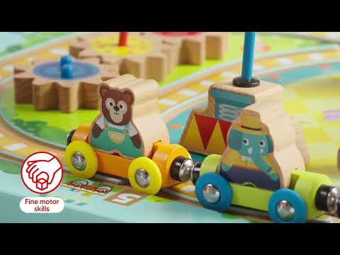 Twisting Railway Maze Table Hape