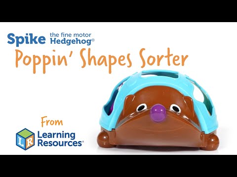 Spike The Fine Motor Hedgehog® Poppin’ Shapes Sorter