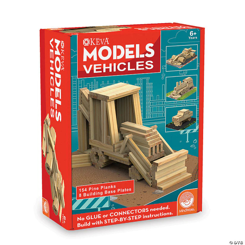 Keva Wooden Models Vehicles Set