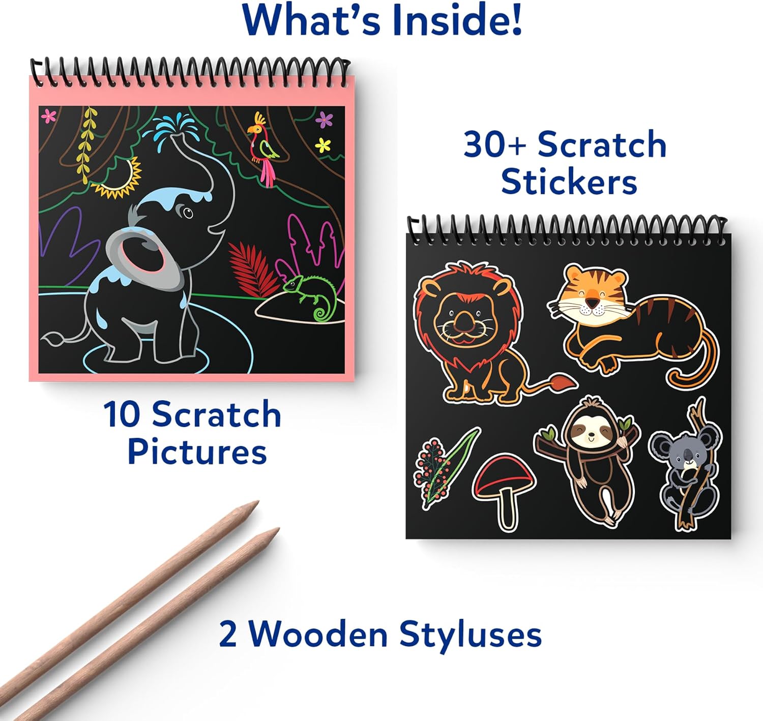 Magical Scratch Art Amazing Animals