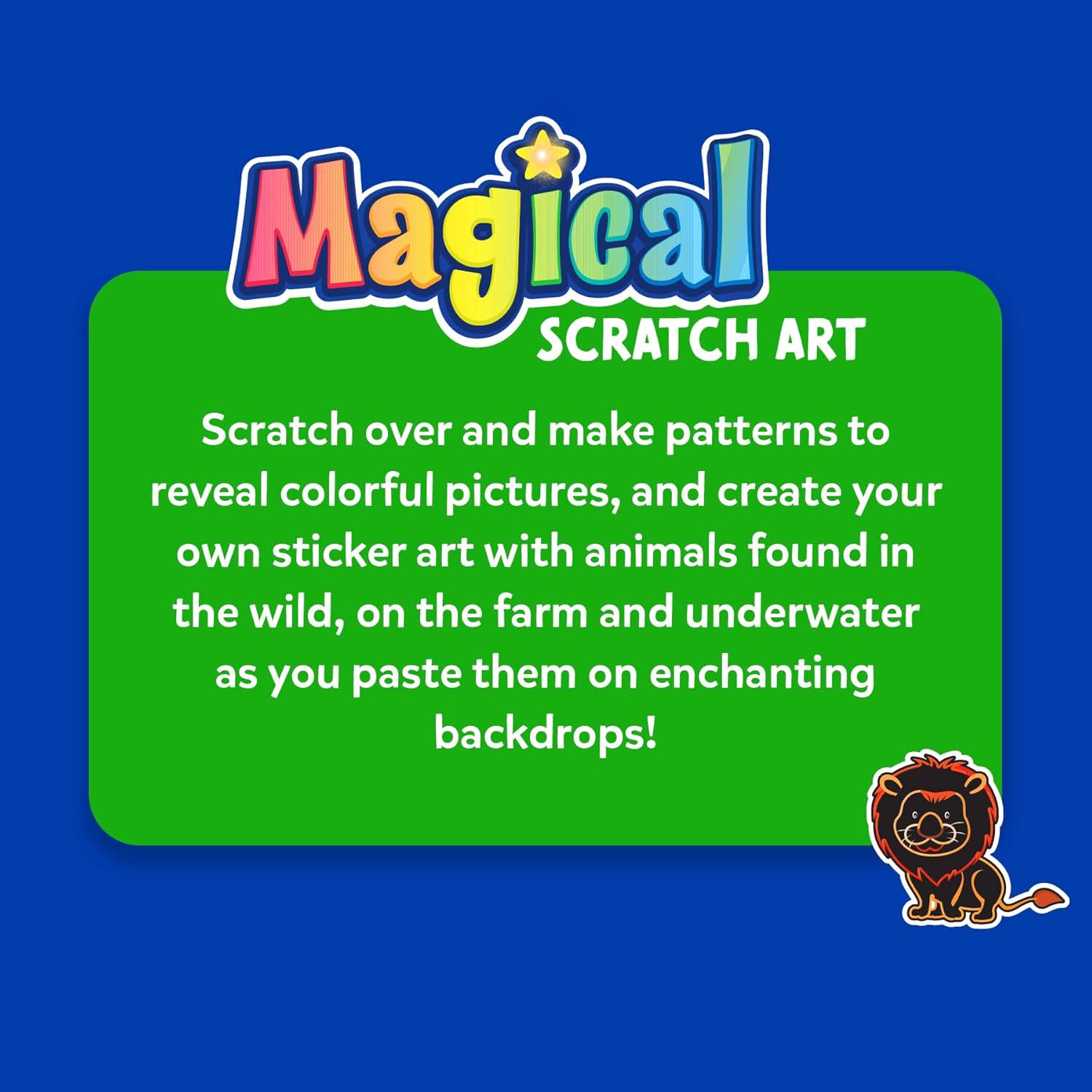 Magical Scratch Art Amazing Animals