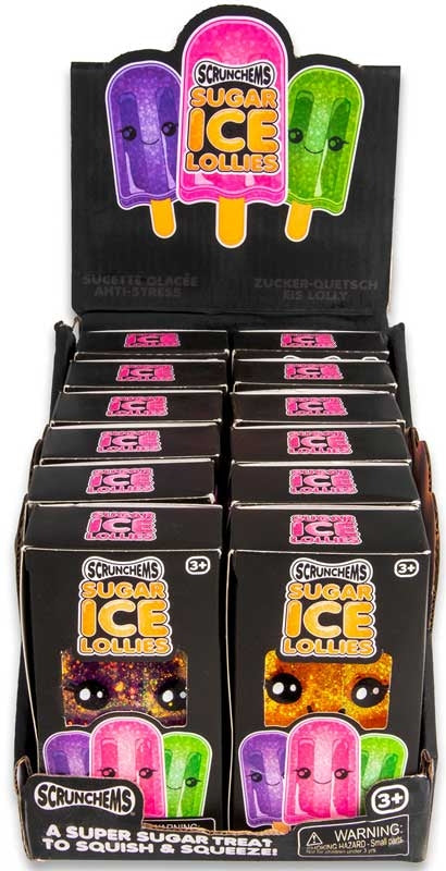 Scrunchems Sugar Ice Lollies assorted wholesale pack