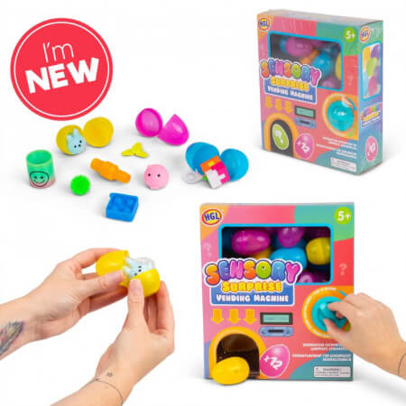 Sensory surprise vending machine