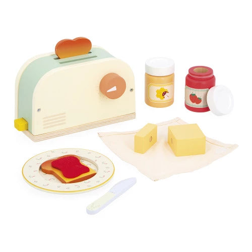 Shiny Grandma bread toaster and accessories