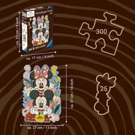 Disney Mickey Mouse 300 PC Ravensburger Wooden Puzzle