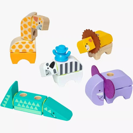 Blockables Safari Animals Building Set