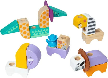 Blockables Safari Animals Building Set