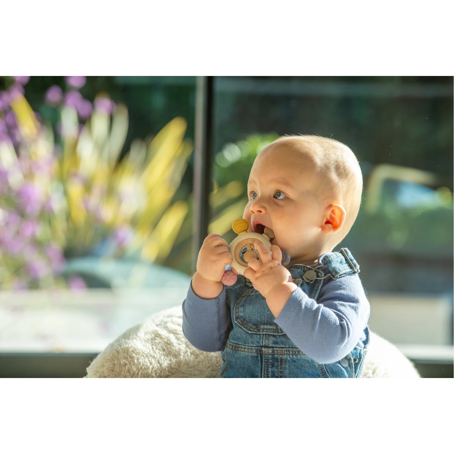 SiliSoft Rattle Teether (Earth)