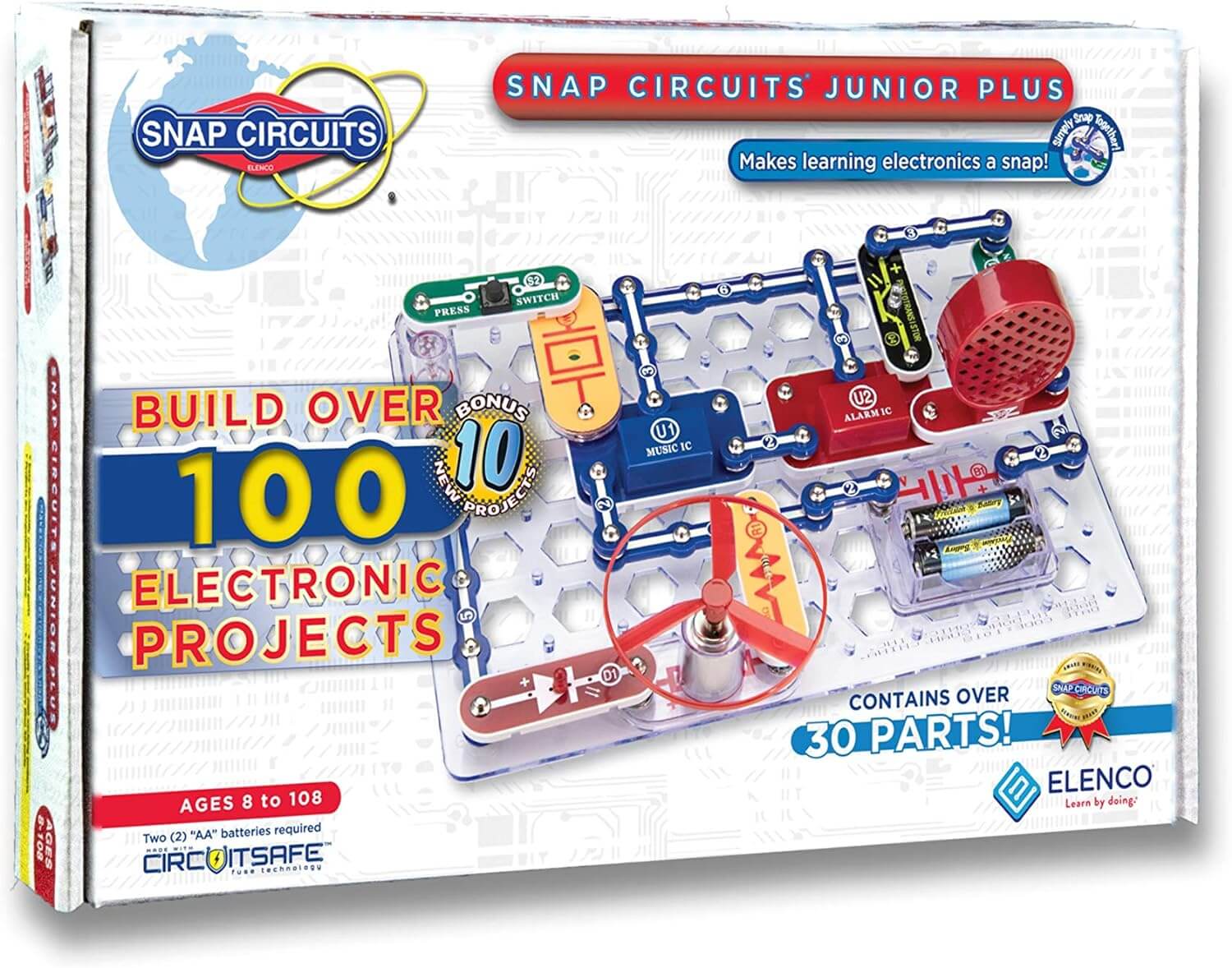 Snap Circuits Jr SC 100 By Elenco 100 Projects snap-circuits-jr-sc-100-by-elenco-100-projects