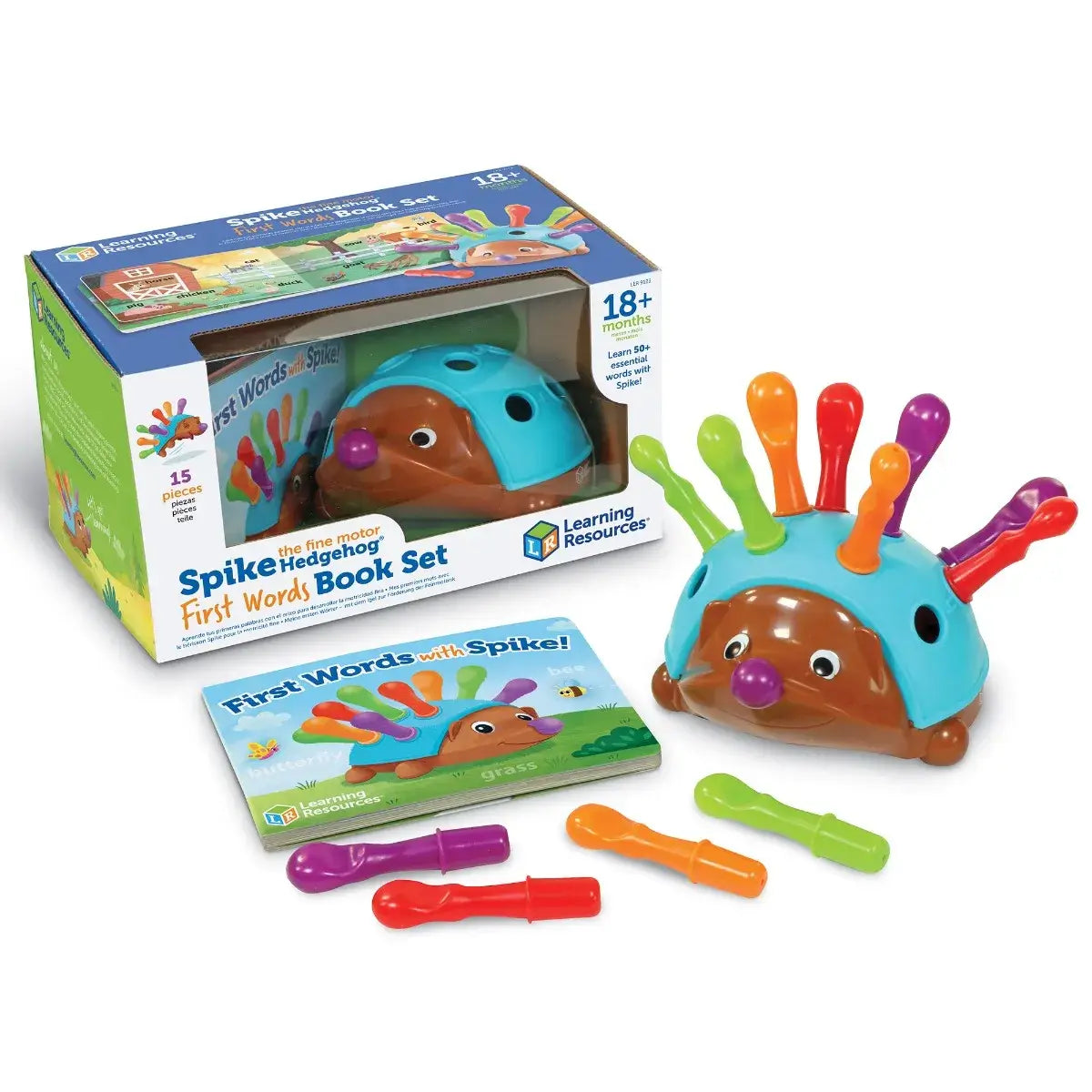 Spike The Fine Motor Hedgehog® First Words Book Set