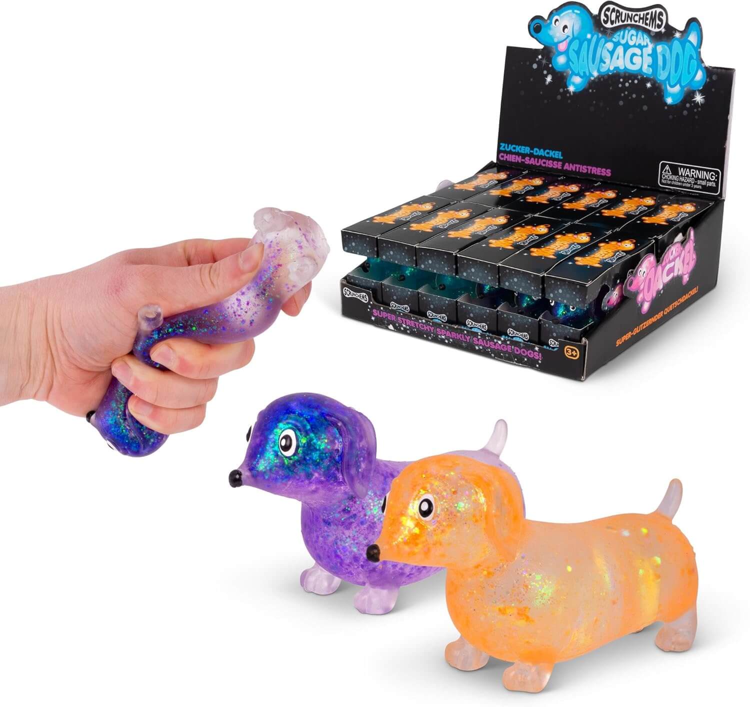 Scrunchems Sugar Sausage Dog – Squishy Sensory Toy