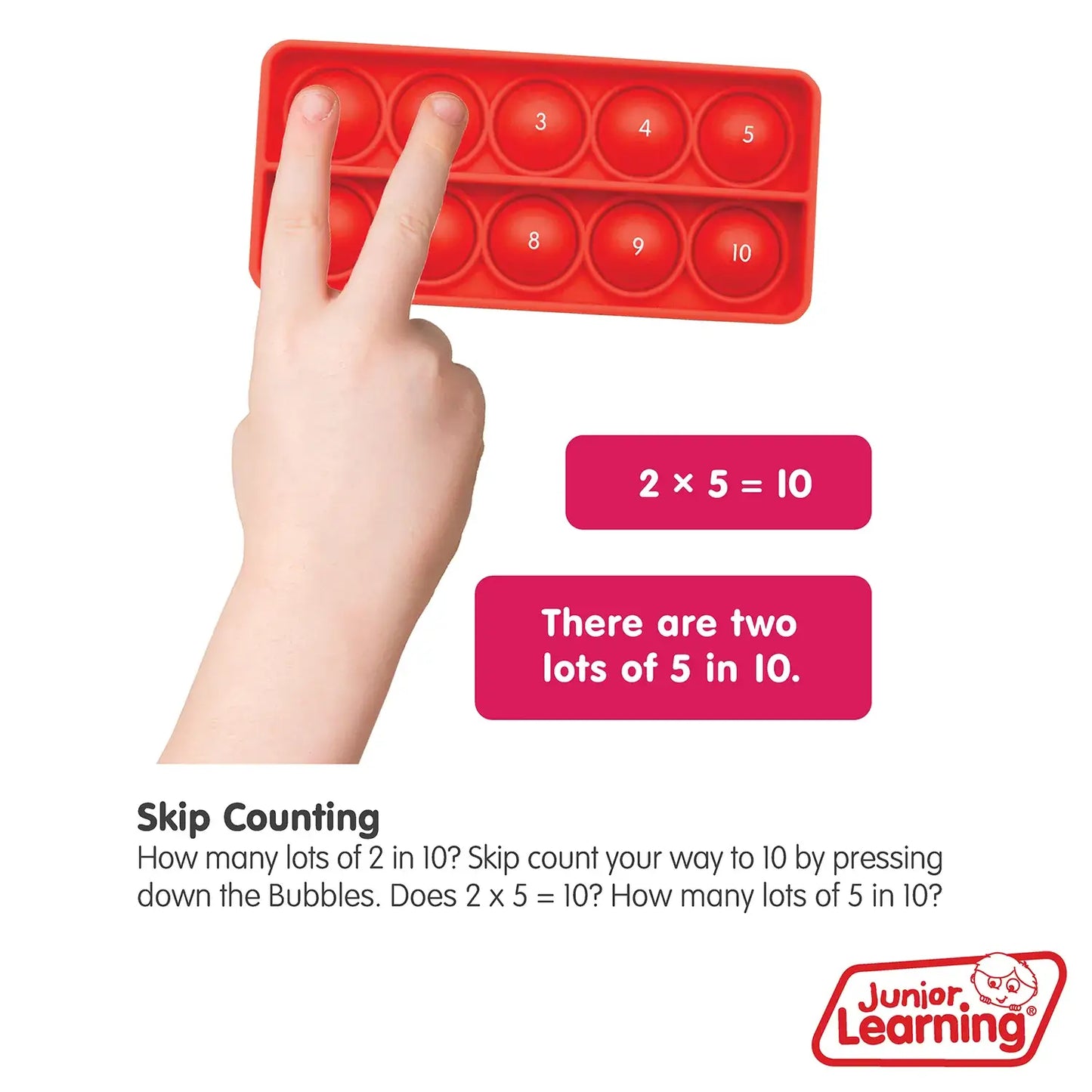 Junior Learning Ten Frames Bubble Boards