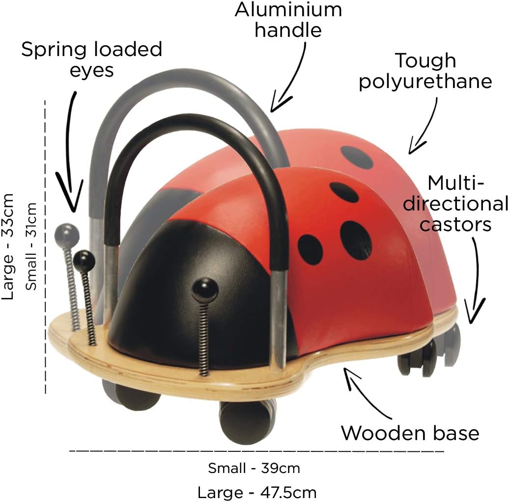 Wheelybug Ride On β Small Ladybird