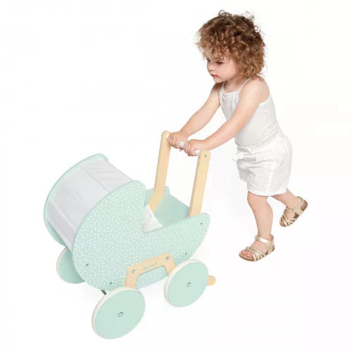 Doll's Pram Green Janod