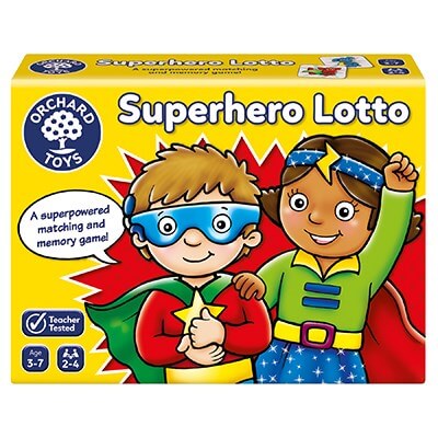 Superhero Lotto Game