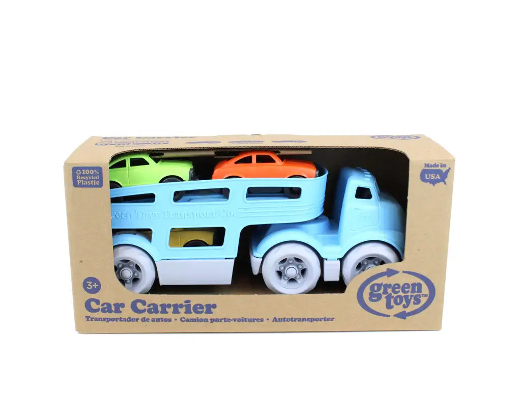 Car Carrier Set Toy (Blue) Green Toys