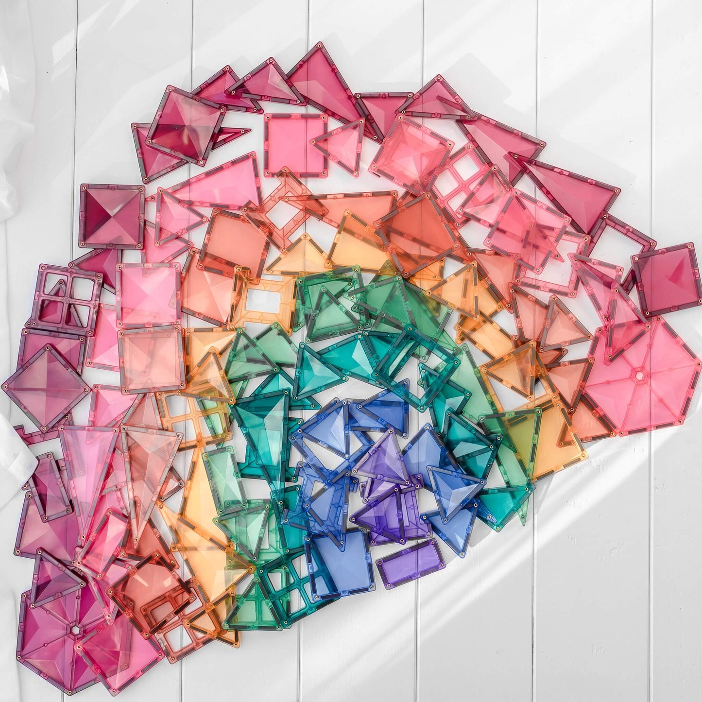 Connetix Magnetic Tiles 202 Piece Pastel Mega Pack